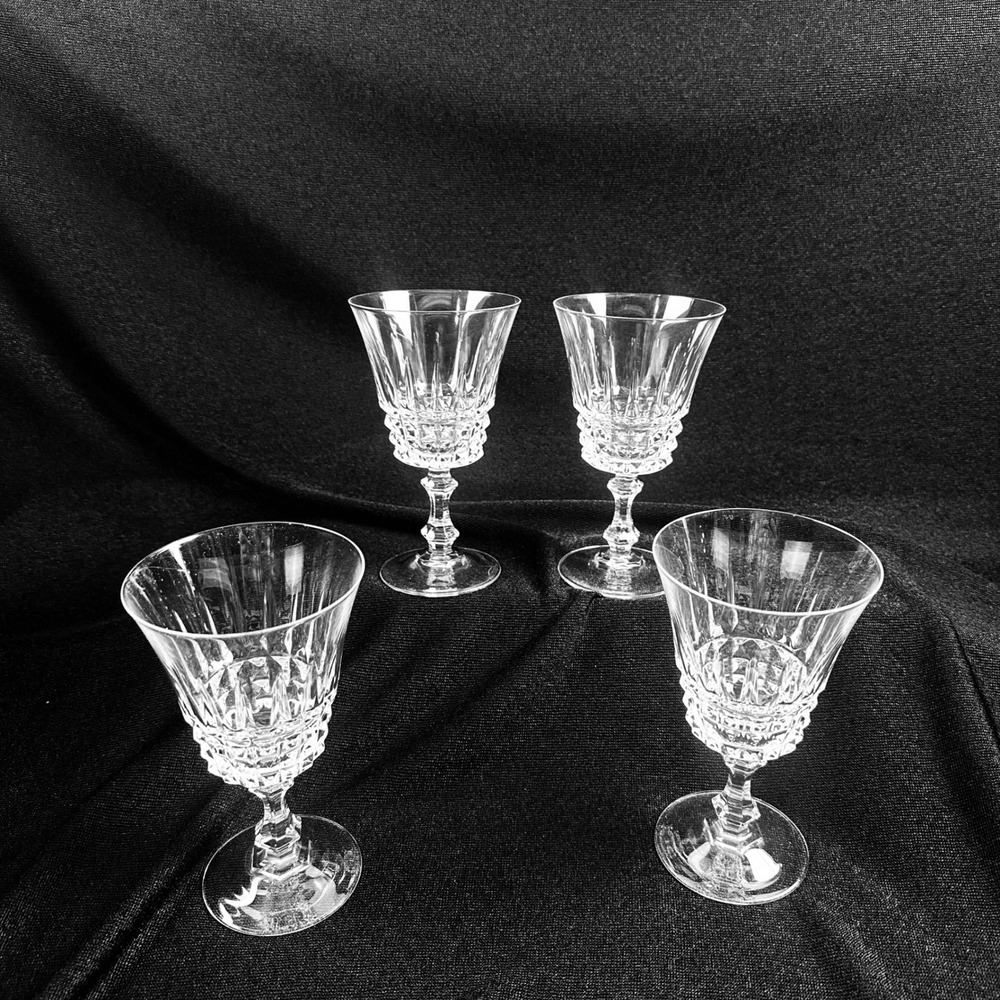 Set of 4 Crystal Cordial Glasses Cut Glass Stemware Barware - Picture 10 of 10
